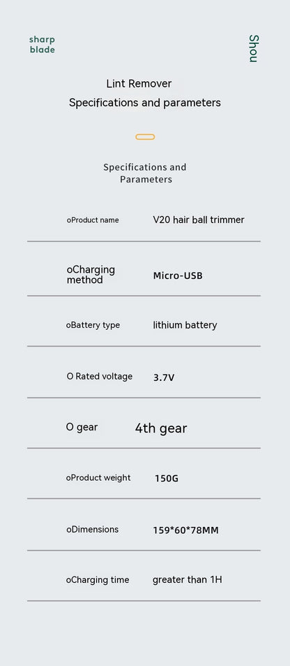 Hair Removal Electric Sweater Lady Shaver