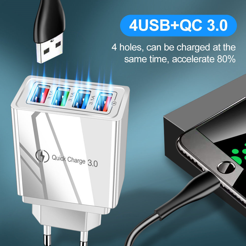 Luminous Color Mobile Phone Charging Head